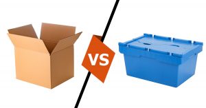 boites carton vs bacs plastique pour demenagement